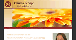 Desktop Screenshot of claudia.schoepp.de