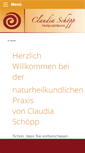 Mobile Screenshot of claudia.schoepp.de